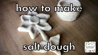 How to Make Salt Dough Step by Step  Art for kids [upl. by Hax]