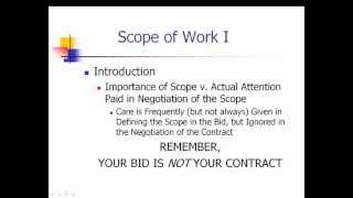 ASA Killer Contract Clauses  Scope of Work Iwmv [upl. by Dyob]