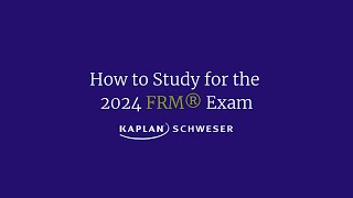 How to Study For the 2024 FRM® Exam [upl. by Lenni]