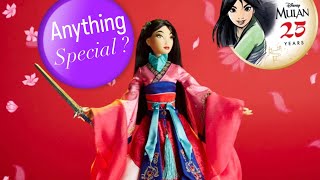 Mulan 25th Anniversary Limited Edition 17” Doll  FIRST IMPRESSIONS [upl. by Ykvir]