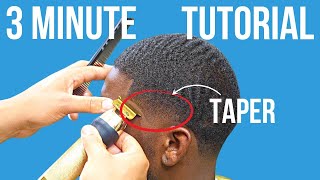 CURLY TAPER BARBER TUTORIAL [upl. by Ravid]