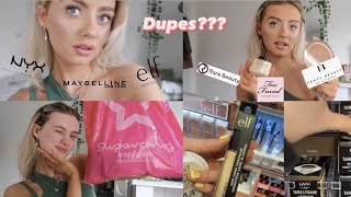 I did my makeup with Superdrug ONLY products includes dupes for high end brands [upl. by Aleece137]