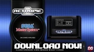 SEGA Retropie Theme Open Beta Release RPi3 Odroid XU Link in the description [upl. by Enyrhtac525]