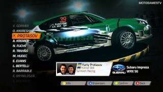 WRC 4  All Teams and Cars [upl. by Charmain791]