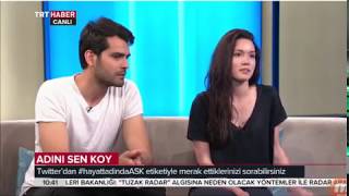 Adini Sen Koy English  Hazal Subasi amp Erkan Meric  Interview  part 2 [upl. by Haisoj714]