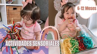 ACTIVIDADES SENSORIALES PARA BEBÉS 👶🏼  612 MESES [upl. by Auqinahs]