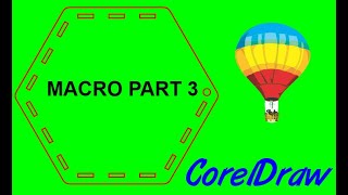 Corel draw Tips amp Tricks Macro to Change the size of some Objects Part 3 [upl. by Sybille386]