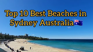 TOP 10 BEST BEACHES IN SYDNEY AUSTRALIA LADY TRAVELLER [upl. by Enyawud]