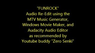 MTV Music Generator PS1  quotFUNKROCKquotquot  Final Audacity Edit [upl. by Nelleyram]