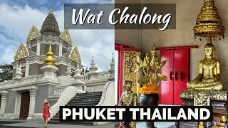 Wat Chalong Temple Phuket Thailand  Beautiful 60 Meter Chedi [upl. by Bellina]