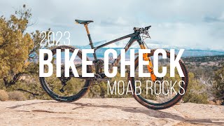 BIKE CHECK  Moab Rocks 2023  Coles Giant Anthem [upl. by Ettennej]