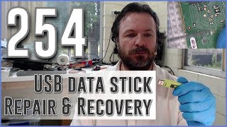 254 Simplest Repair amp Recovery  Broken USB data stick [upl. by Raamal]