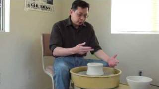 9 Learning TapCentering Clay before Trimming with HsinChuen Lin [upl. by Elleirda342]