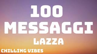 Lazza  100 MESSAGGI Sanremo 2024  TestoLyrics [upl. by Conias]