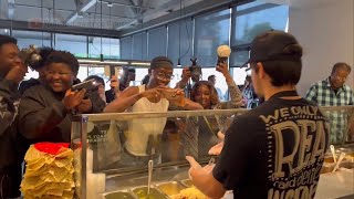 Does the Chipotle Camera Trick Challenge Get You More Food [upl. by Aydidey279]