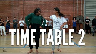 quotTime Table 2quot  BHANGRA FUNK Dance  Shivani Bhagwan and Chaya Kumar Choreography [upl. by Celestine]