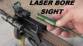 Laser Bore Sighting a Red Dot Sight [upl. by Rozalin]