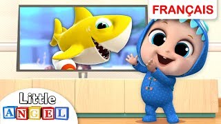 Bébé Requin Dou Dou  Comptine à Gestes  Chanson pour Bébé en Français [upl. by Anayd123]