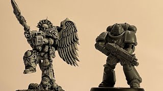 Space Marine Sanguinary Guard Blood Angels and Mark 3 True scale conversion [upl. by Karlis709]