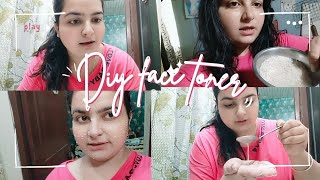 DIY Face Toner  Rice water toner and cream  Muskan Jatwani Vlogs [upl. by Sirtimed]