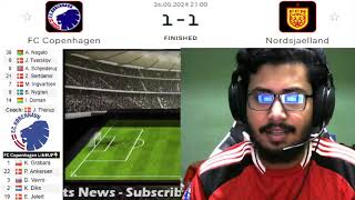 FC Copenhagen vs Nordsjaelland Danish Superliga Football Match Highlights PLSN 534 [upl. by Sajet]