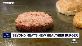 Beyond Meat introduces new healthier burger [upl. by Nedlog]