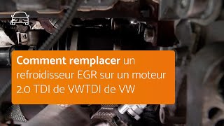 Comment remplacer un refroidisseur EGR sur un moteur 20 TDI de VW [upl. by Adnawt216]