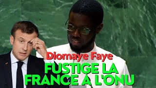 🇸🇳 Bassirou Diomaye Faye Fait Trembler la Tribune de LONU senegal onu diomaye [upl. by Primo764]