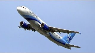 INTERJET Airbus A320 departs New York JFK airport for Cancun [upl. by Weinrich188]