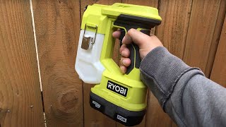 18V Ryobi ONE Handheld Sprayer Overview [upl. by Adnilim587]