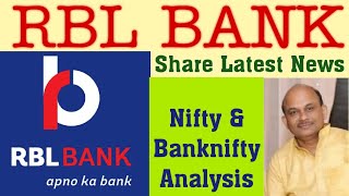 RBL BANK Share latest news today  MULTIBAGGER TARGET Ready for Big Move Nifty amp BankNifty Analysis [upl. by Peony]