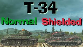 WOT Blitz Face Off  T34 vs T34 Shielded [upl. by Quin884]