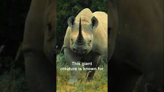 Rhinos Giants of the Wild 🦏 shorts ytshorts rhinoceros [upl. by Laughlin381]