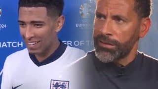 Jude Bellingham amp Rio Ferdinand Post Match Interview  Serbia 0 v 1 England [upl. by Chapell]