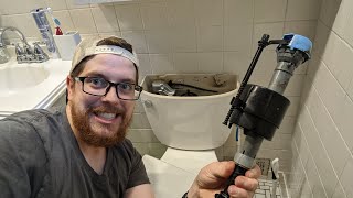 DONT CALL A PLUMBER  10 Fix for a Noisy  Squealling Toilet  DIY Instructions [upl. by Neeleuqcaj]