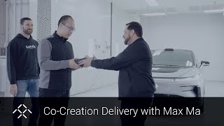 CoCreation Delivery with Max Ma  Faraday Future  FF 91  FFIE [upl. by Aztilem140]