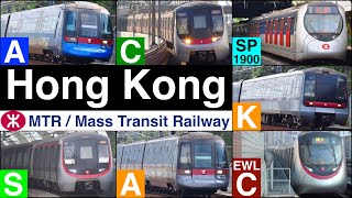 Hong Kong  Perfect 40 Metro amp Light rail videos [upl. by Gayleen882]