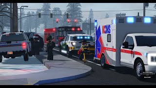 Fairfield Fire Department Station 1 on Lockdown  Maple County RP [upl. by Dreyer]