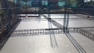 Construction of the Raft Foundation with the waterproofing system for the basement [upl. by Nij]