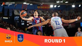 Barcelona starts in style  Round 1 Highlights  202324 Turkish Airlines EuroLeague [upl. by Riella435]