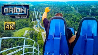 2021 Orion Roller Coaster On Ride 4K POV Kings Island [upl. by Gnus157]