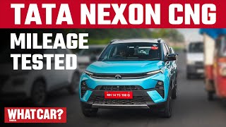 Tata Nexon CNG का असली Mileage Test  हिंदी Review  What Car India [upl. by Dorri637]