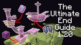 End Cities Shulkers and Elytra l The Ultimate End Guide 120 Minecraft Survival Bedrock amp Java [upl. by Gershon378]