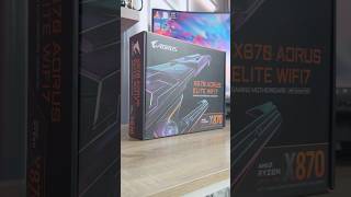 Gigabyte X870 Aorus Elite WiFi 7 Motherboard Unboxing Shorts PCGaming gigabyte [upl. by Star508]