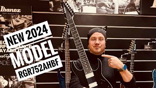 New for 2024 Ibanez the RGR752AHBF [upl. by Jermaine488]