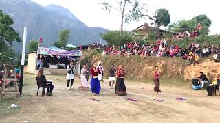 Nepali group dance performance  Nepali mix songs Group dance💗 [upl. by Mortimer803]