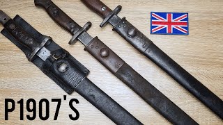 British P1907 bayonets as used in WW1 [upl. by Retswerb]