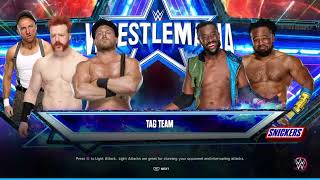 WrestleMania 38 quotSundayquot Match 6 Ridge Holland amp Sheamus vs The New Day [upl. by Juni32]