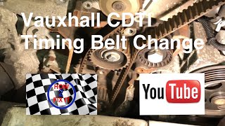 Vauxhall 19 CDti Timing Belt replacement How to change  A step by step guide [upl. by Eahsed]