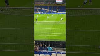 Kieffer Moore Cardiff City pre match crossbar challenge efl bluebirds [upl. by Eelame682]